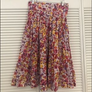 H&M skirt size 10 new floral cotton